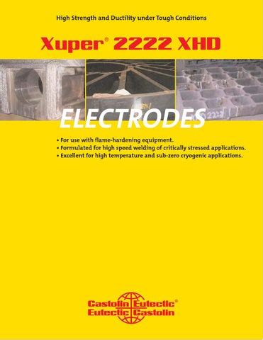 High Strength and Ductility Xuper 2222 XHD .